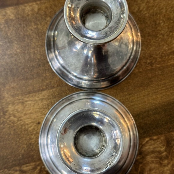 Towle silverplate candlesticks - Picture 2 of 4